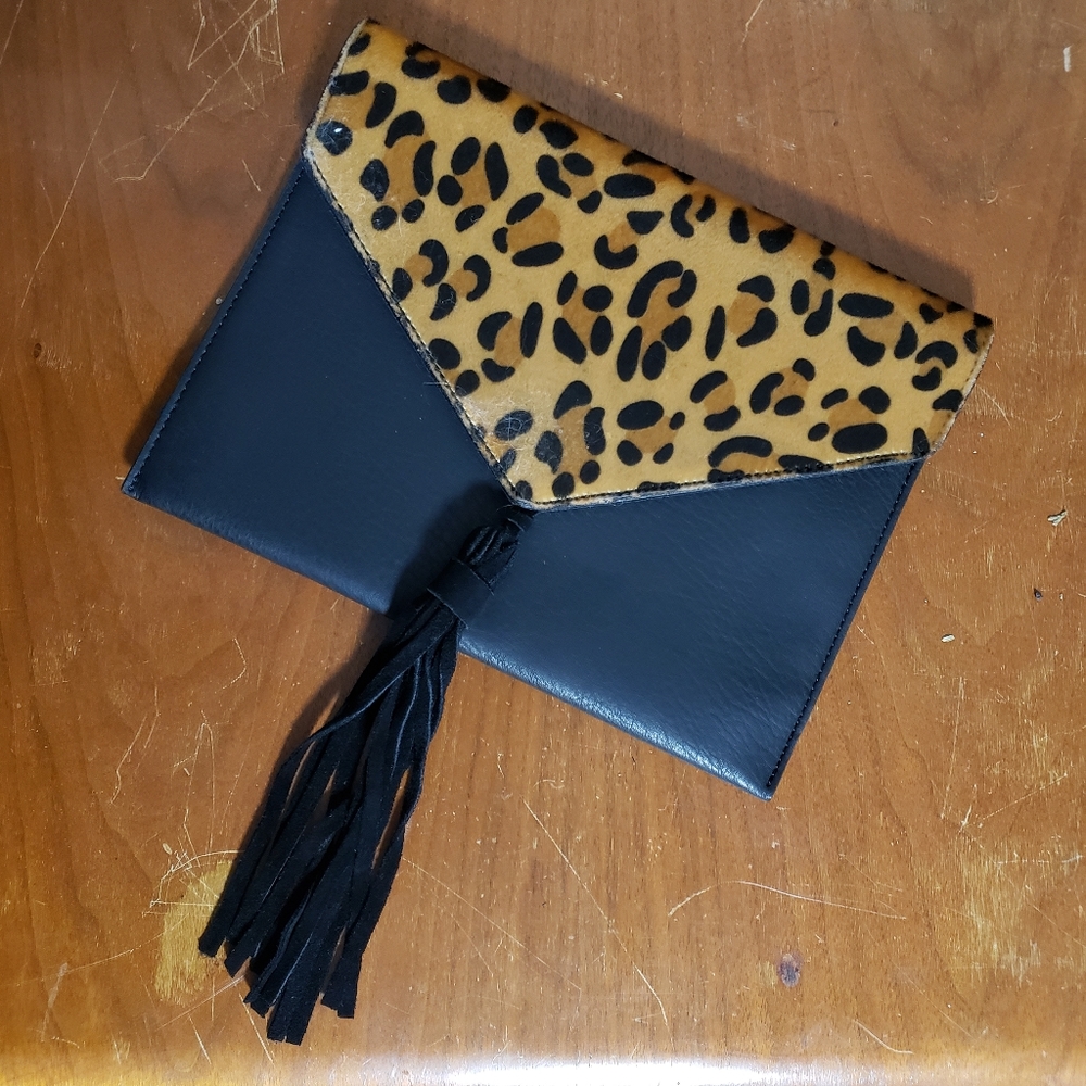 NWT Cheetah Print Clutch